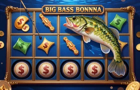 Big Bass Bonanza Bonus Buy Slot von Pragmatic Play - Angel-Theme mit Free Spins und Geldmann-Wilds
