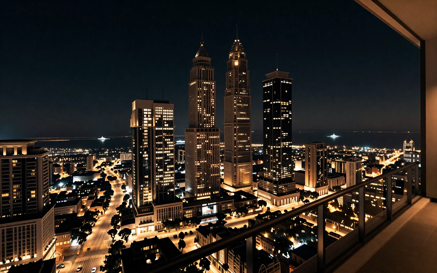 Luxus-Penthouse mit Blick auf die Skyline - BillionaireSpin VIP Casino Echtgeld Lifestyle