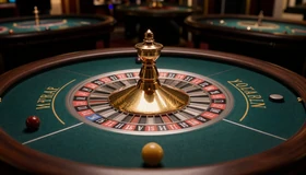 Franz&ouml;sisches Roulette Tisch mit La Partage Regel - niedrigster effektiver Hausvorteil bei geraden Chancen